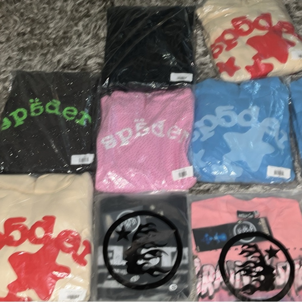 Sp5der hoodie/Hellstar shirts bulk